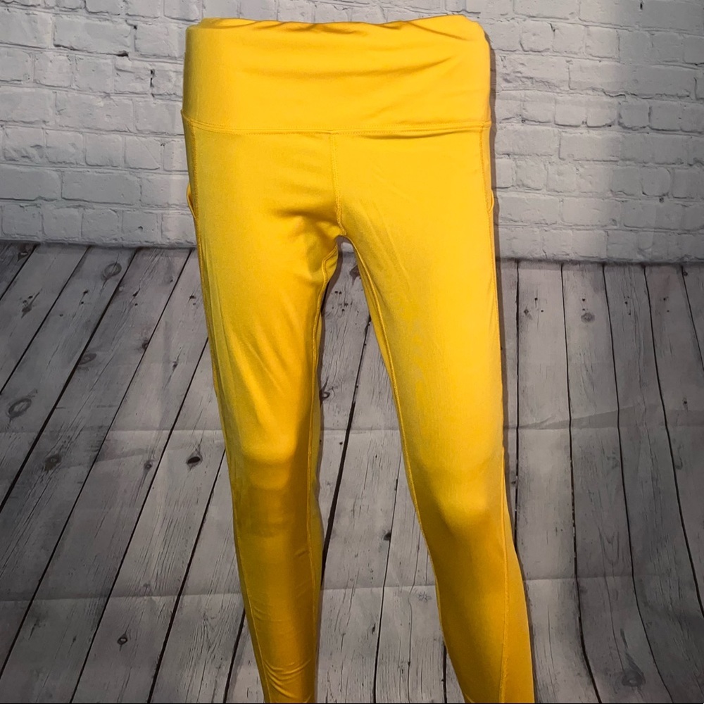 Los Ojos Yellow Leggings size M